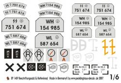 Product image of the product “1:6 Decal Kettenkrad ”
