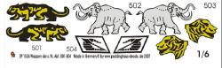 Product image of the product “1:6 Decal Wappen der schweren Panzerabteilungen ”