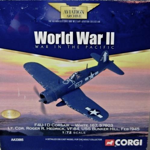 Artikelbild des Artikels “1:72  F4U Corsair Diecast ModelUSN VF-84 “