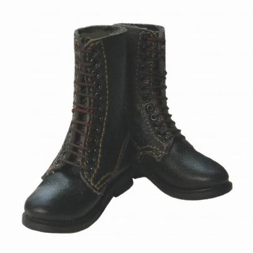 Artikelbild des Artikels “Fallschirmjägerstiefel, späte Version schwarz 1:6 (Echt Leder) “
