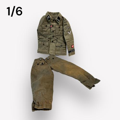 Product image of the product “M43 Nordland Feldbluse  Uniformset 1/6 (battleworn) ”