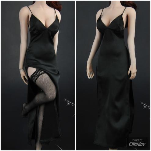 Artikelbild des Artikels “Female Sexy Dress Set (Black) 1:6 “