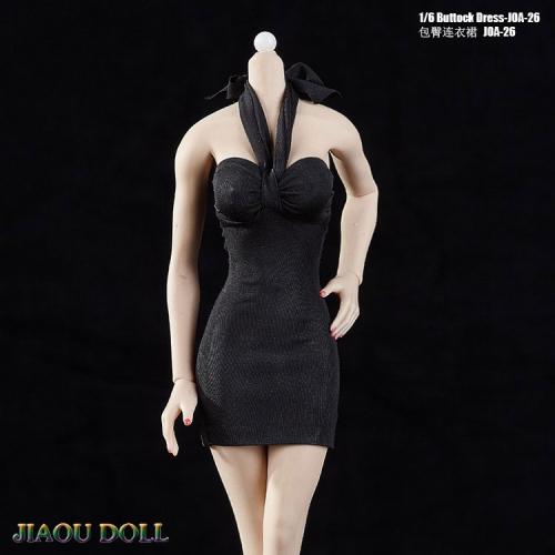 Product image of the product “1/6 Female Buttock Dress (Black) ”