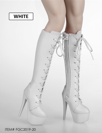 Product image of the product “Female Heeled Boots (White) ”
