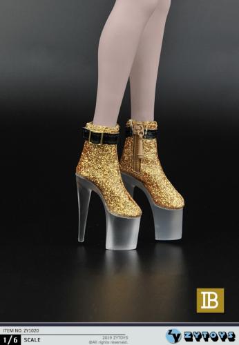 Product image of the product “Woman High Heels Shoes Gold 1/6 ”