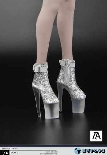 Product image of the product “Woman High Heels Shoes Silber 1/6 ”