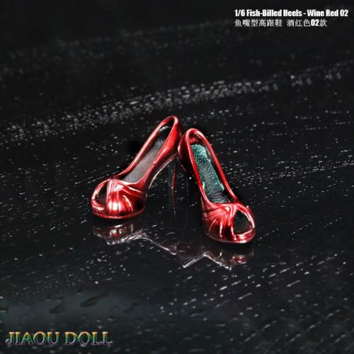 Product image of the product “Female Heeled Shoes (Wine Red) 1/6 ”