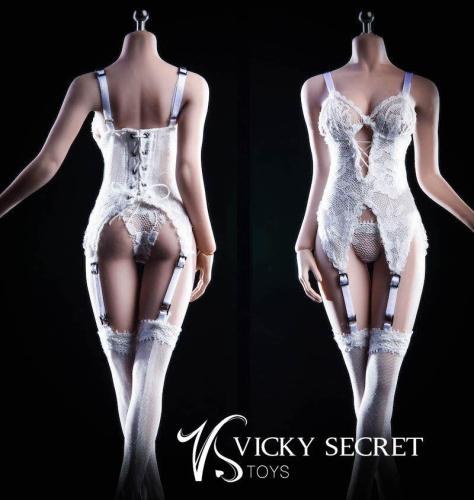 Artikelbild des Artikels “1:6 Damen Dessous Set weiss “