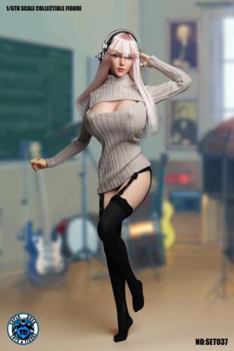 Product image of the product “Female Sexy Sonico Student Set (Grey) ”