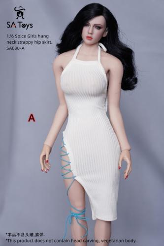 Artikelbild des Artikels “Female Side High Slit Slim Dress (White) 1:6 “