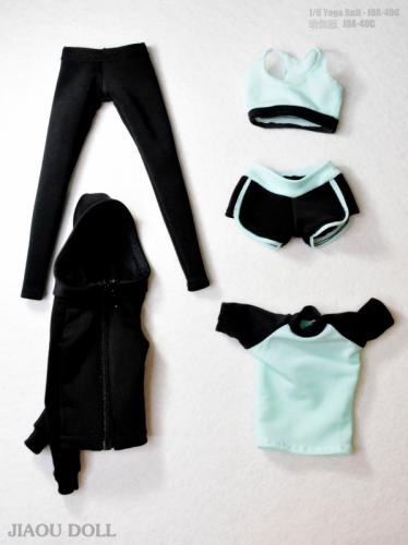 Product image of the product “1:6 Female Yoga Suit Set (Blue) ”