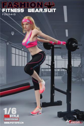 Product image of the product “1/6 Female Fitness Suit Clothes Set ”