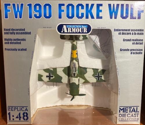 Artikelbild des Artikels “1:48 Scale diecast Focke -Wulff FW 190 1 JG 1 Fritz Losigkeit “