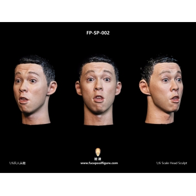 Product image of the product “Male Head Sculpture with Expression 1/6 ”