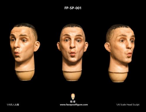 Product image of the product “Male Head Sculpture with Expression 1/6 ”