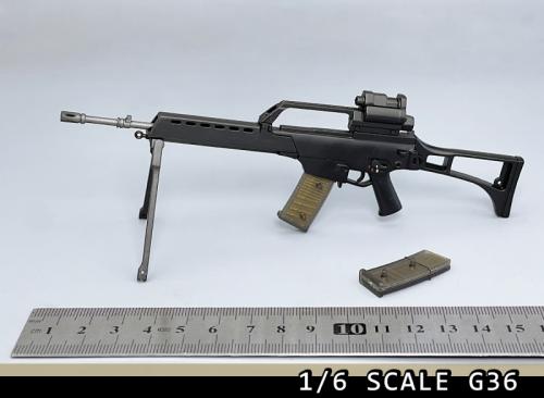 Artikelbild des Artikels “G36  Assault Rifle mit Zweibein (Black) 1/6 “