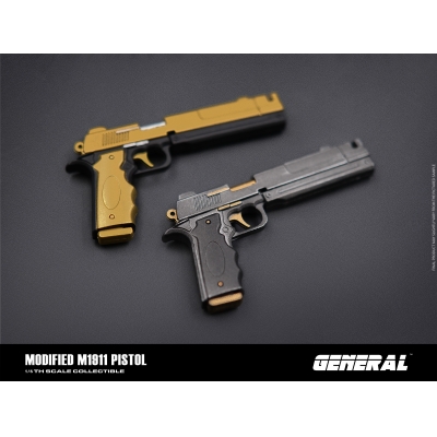 Product image of the product “Modified M1911 Pistols Set (Black) 1/4 Scale ”