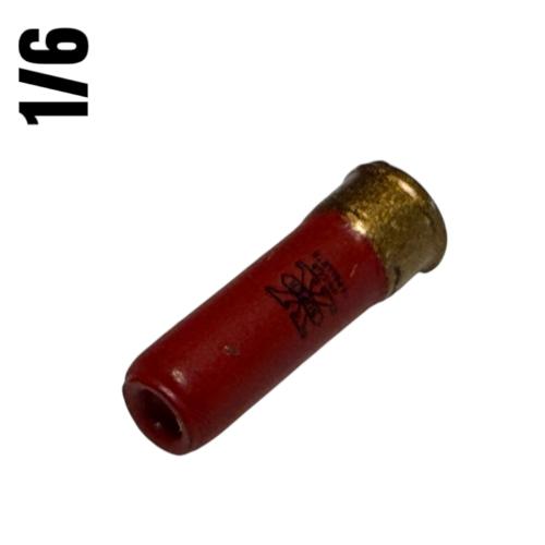 Artikelbild des Artikels “Schrotflinten Munition 1/6 Rot Aufdruck “