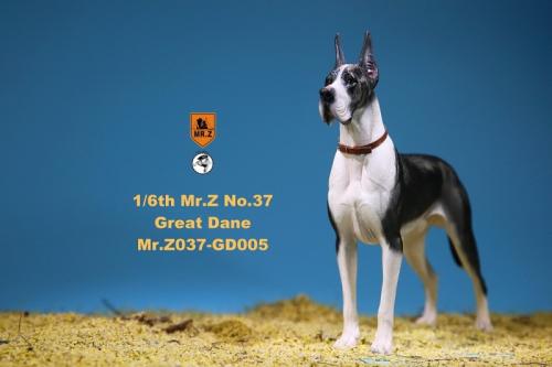 Artikelbild des Artikels “German Great Dane Dog (Black White) 1:6 “