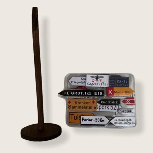 Artikelbild des Artikels “Strassenschilder Set mit Pfosten 1:6 “