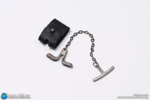 Product image of the product “WWII German police come along handcuffs with case (genuine leather) ”