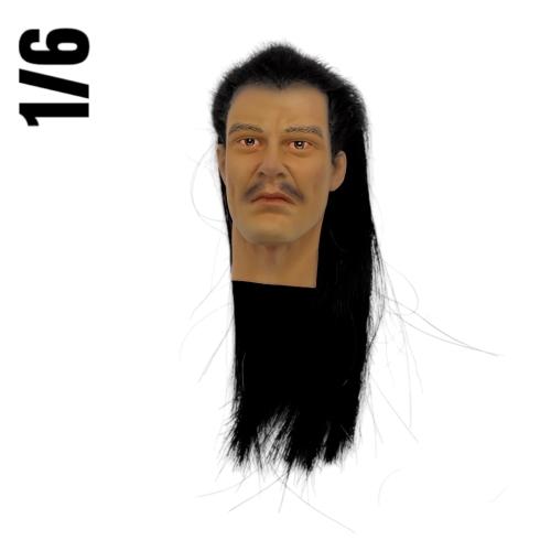 Product image of the product “Samurai Kopf B 1/6 mit Echthaar ”