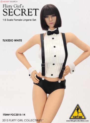 Artikelbild des Artikels “Head + Tuxedo Set - White im Maßstab 1:6 “