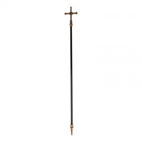 Product image of the product “Diecast Knight Christian Cross Cane (Gold) 1/6 ”