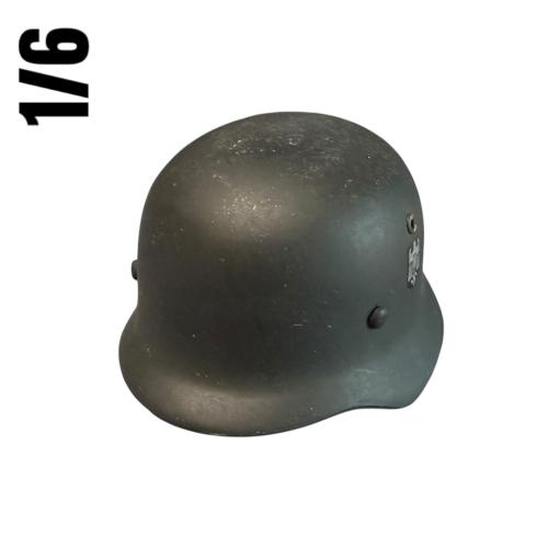 Product image of the product “M35 Stahlhelm der Wehrmacht  gray  single Decal, in Metal ”
