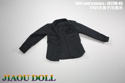 Product image of the product “Striped shirt (black) 1/6 ”