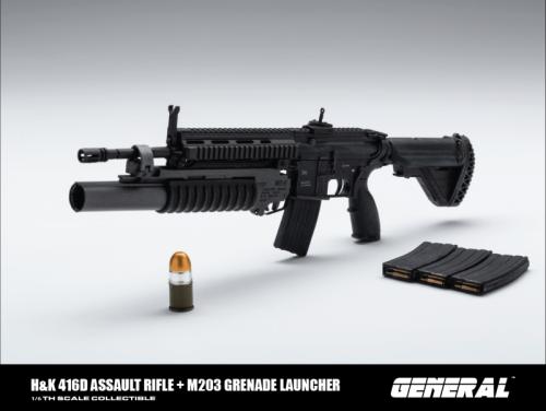 Product image of the product “HK416D Assault Rifle with M203 Grenade Launcher (Black) ”