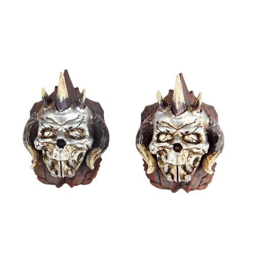 Product image of the product “Double sided Demon Shoulder armor in plastic 1/6 ”