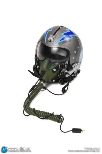 Artikelbild des Artikels “Iceman HGU-style decorated fighter pilot helmet (grey) 1/6 “