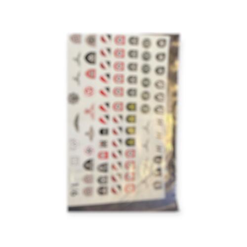 Product image of the product “1:6 Decal Deutsche Helmabzeichen ”