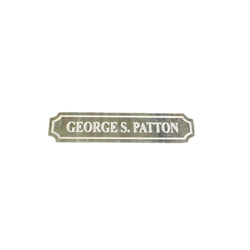 Artikelbild des Artikels “Patton Name Plate 1/6 “