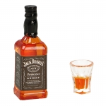 Product image of the product “Jack Daniel's Whiskey Bottle with Glass (Orange) ”