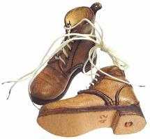 Artikelbild des Artikels “Schnürschuhe, hellbrown, Leder “