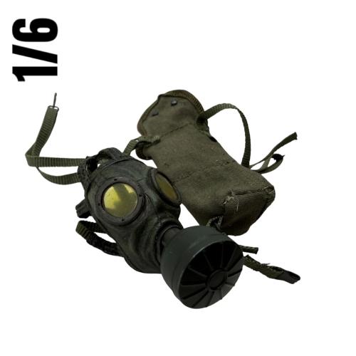 Artikelbild des Artikels “Gasmaske mit abnehmbaren Filter , Gasmaskenbehälter mit Ersatzfach aus Stoff “