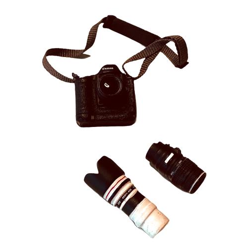 Product image of the product “Kamera Canon mit Objective  1/6 ”