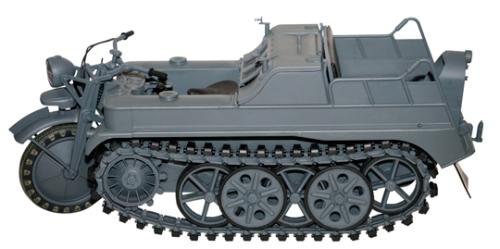 Artikelbild des Artikels “Kettenkrad Feldgrau Metal 1/6 (ohne OVP) “