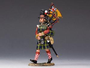 Product image of the product “Napoleonics: 92nd Highlander Bagpiper marching ”