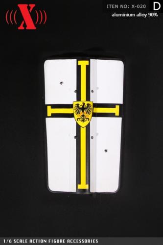 Artikelbild des Artikels “Knight Shield (White)  Metal 1:6 “