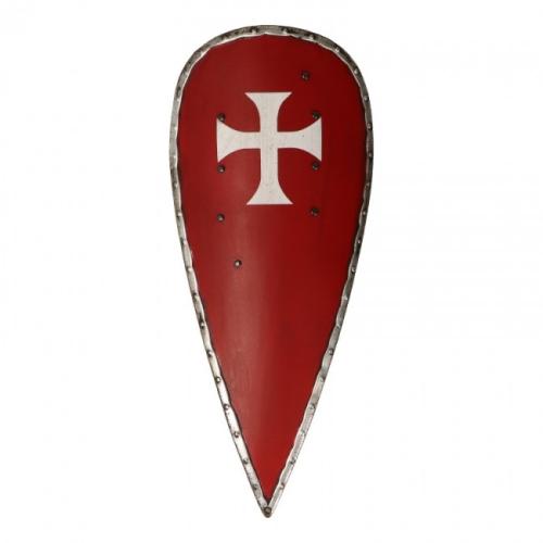 Product image of the product “1/6 Diecast Knight Teutonic Herald Halberd with Flag (White) ”