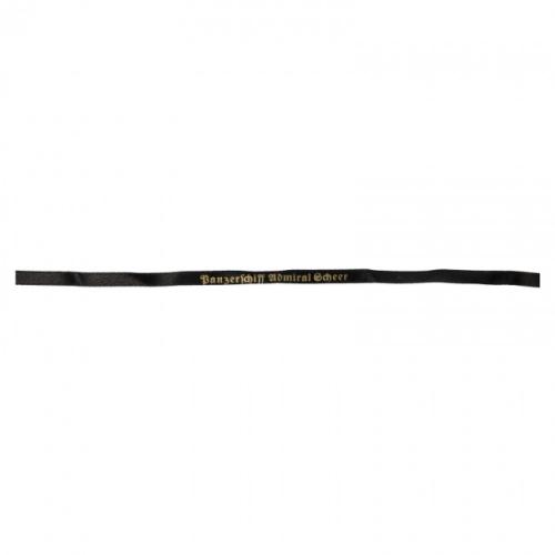 Artikelbild des Artikels “Kriegsmarine Panzerschiff Admiral Scheer Seaman Cap Headband (Black) 1:6 “