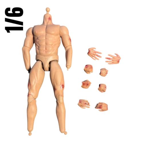 Product image of the product “Greek First Warrior - Bloody Body 1/6 ”