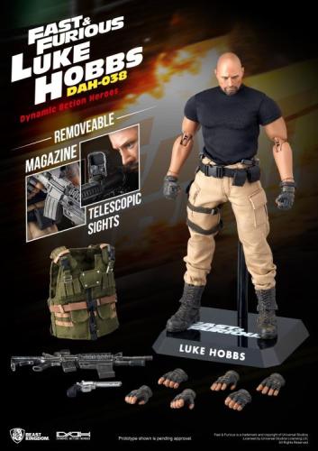 Product image of the product “1/9 Fast and Furious Dynamic 8ction Heroes DAH-038 Luke Hobbs ”