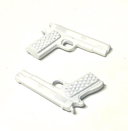 Product image of the product “M1911 Pistol simple model white ”
