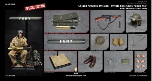 Artikelbild des Artikels “Wardaddy - Fury - Tank Loader - US 2nd Armored Division - in 1/6 scale “