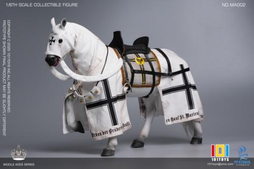 Artikelbild des Artikels “1/6  Medieval Teutonic Warhorse (White) “