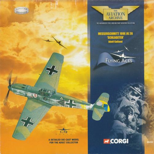 Artikelbild des Artikels “1:72 Messerschmitt 109e JG 26 Schlageter Adolf Galland “